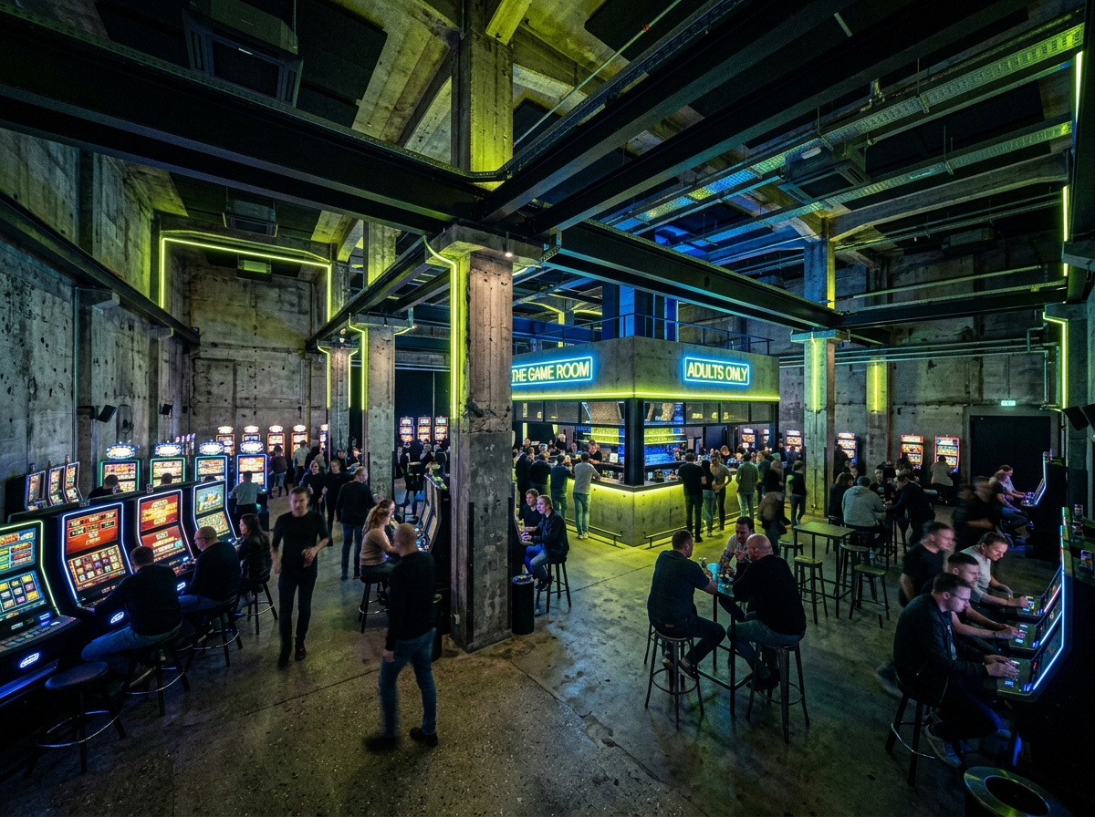 Moderne GameRoomNL-sfeer in Rotterdam